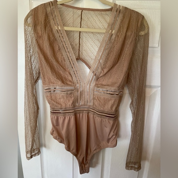 Lulus Sheer lace body suit. Never worn. - Picture 2 of 6